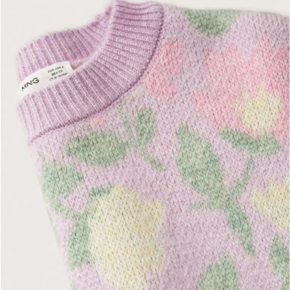 MANGO Flowers Knit Sweater - Picture 5 of 12